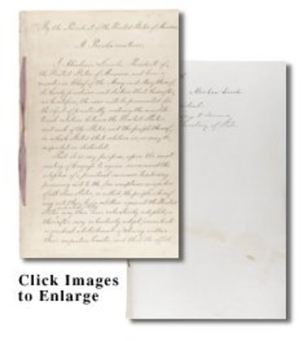 Preliminary Emancipation Proclamation