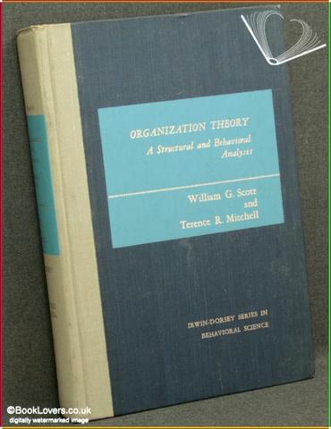 Organization Theory: An Overview and Appraisal