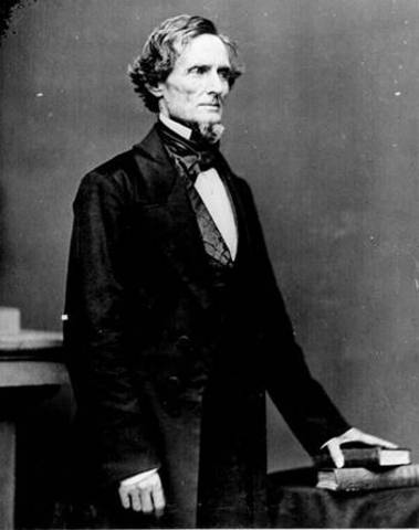 Jefferson Davis favors secession