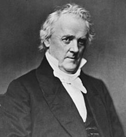 James Buchanan sends a distressed State of the Union message to Congress