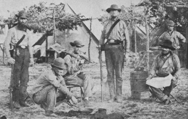 Duel with Confederate ships at English Turn