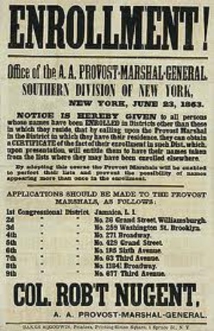 Congress Passes Conscription Act Of 1863