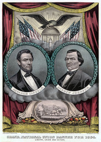 Abraham Lincoln Is Re-Elected As President Of The United States