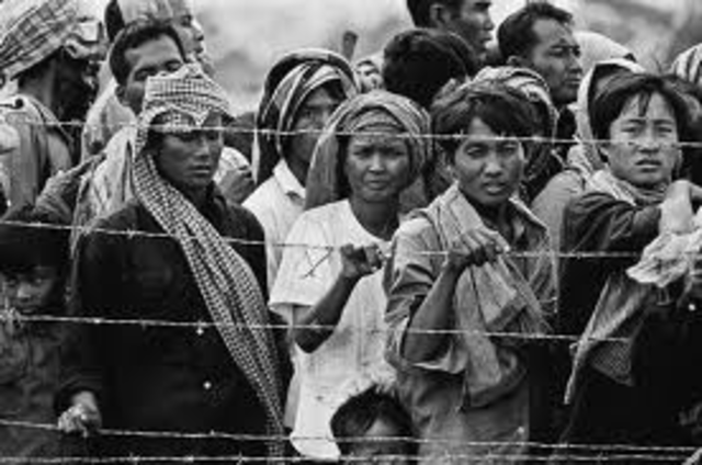 The Vietnamies army invade Cambodia and over threw Khmer Rouge as the ruler.