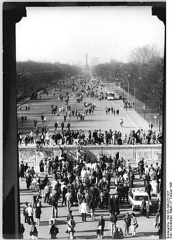 Caida del muro de Berlín
