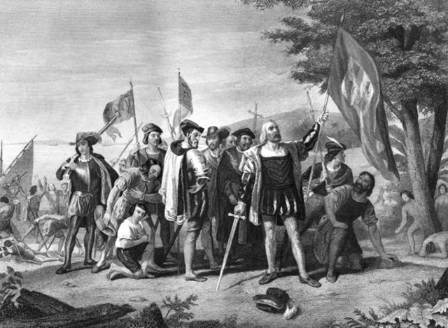 Columbus Discovers the America's