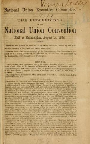 National Union Convention in Philadelphia