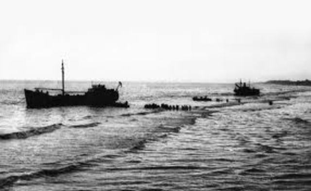 Huída de las tropas francesas.