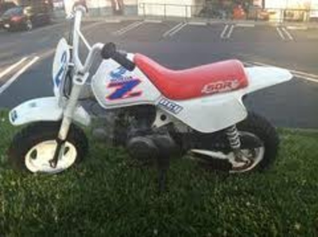 Rick got his first dirtbike