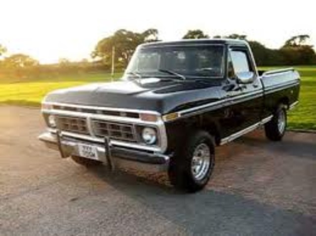 Rick drove a truck for the first time