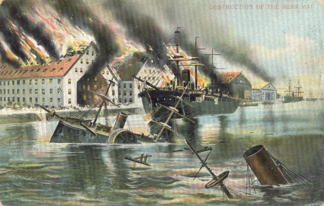 Union Warships Destroyed