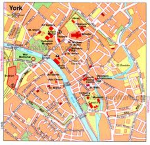 Etablissement d'un royaume a York,Angleterre par des Vikings