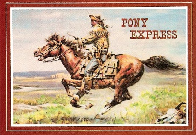 Pony Express Begins