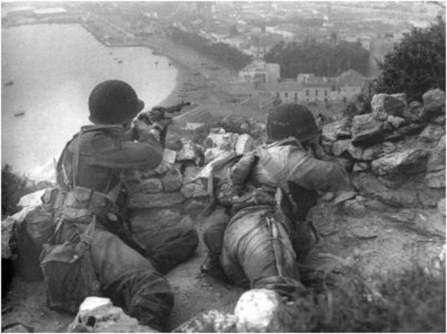 Canadian troops participate in invasion of Sicity and mainland Italy