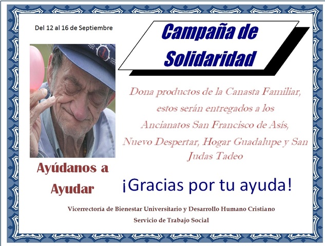 campañas para ayudar a las comunidades