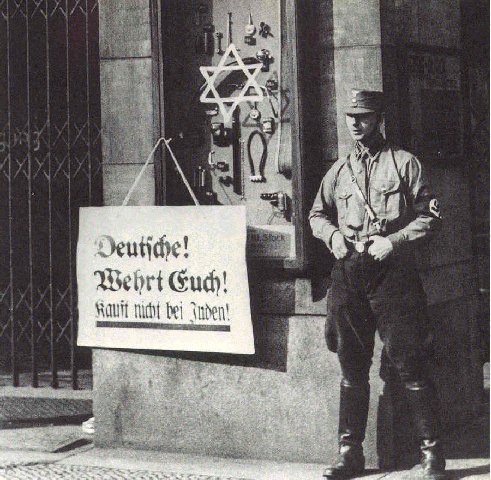 Boycott signs posted on Jewish Buisnesses