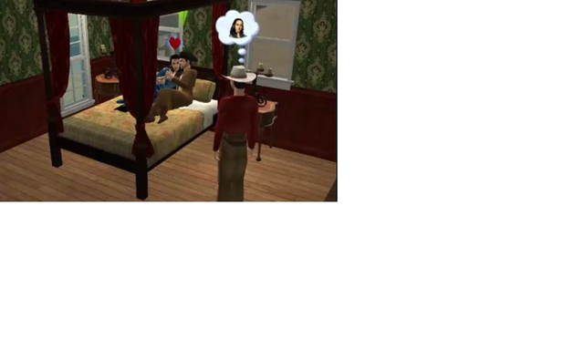 she and her man who called himself Dan were in the saloon