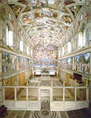Sistine Chapel is Painted