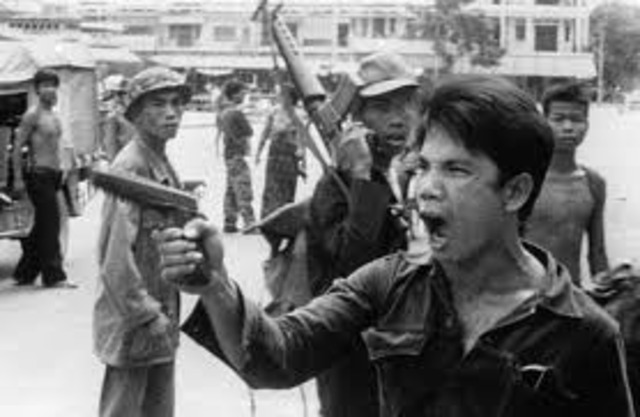 Khmer Rouge took charge