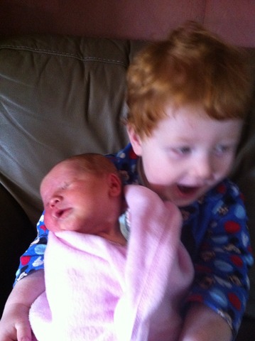 My Brother Holding My Sister