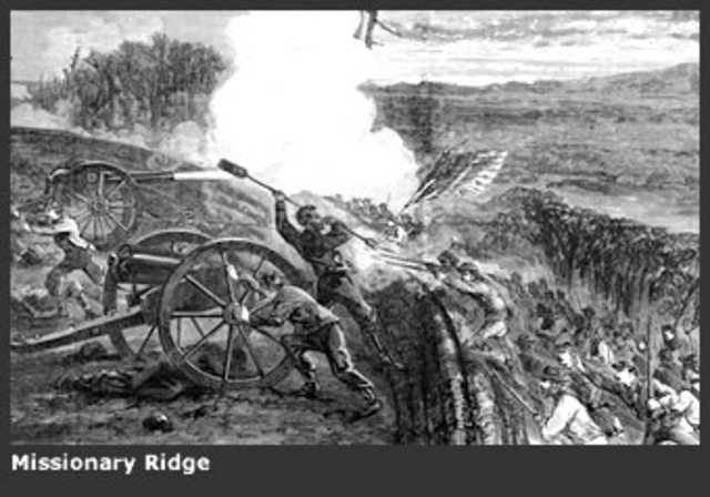 Battle of Missionary Ridge, Chattanooga