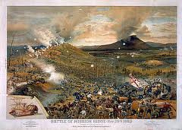 Battle of Missionary Ridge, Tennessee