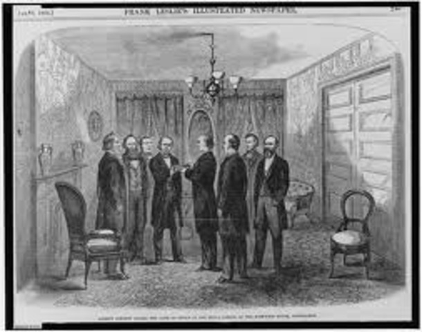 Abraham Lincoln Dies, Andrew Johnson Takes Oath
