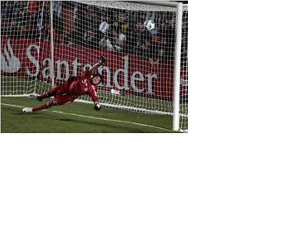 Posición de guardameta