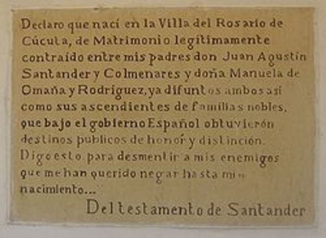 muerte de francisco de paula santander