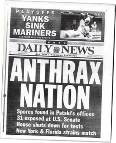 Anthrax Attacks in US