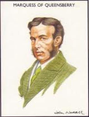 9th Marquess of Queensberry  Dies in London