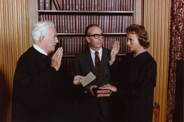 Sworn into the Supreme Court