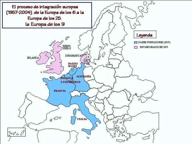 Adhesión de Dinamarca, Irlanda y UK