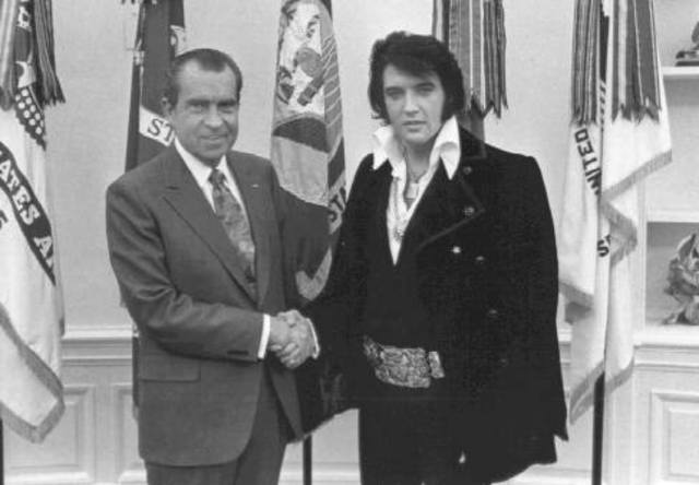 Nixon meets Elvis Presley
