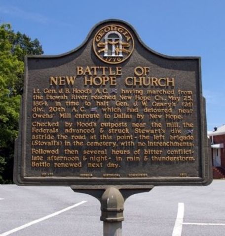 Battle of New Hope Church, Georgia