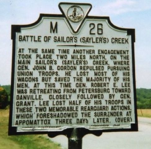 Battle of Saylor’s Creek, Virginia