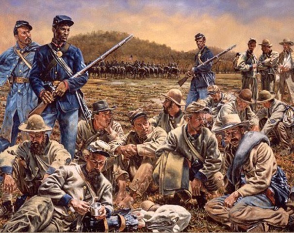 Union Army Attack and defeat Confederates