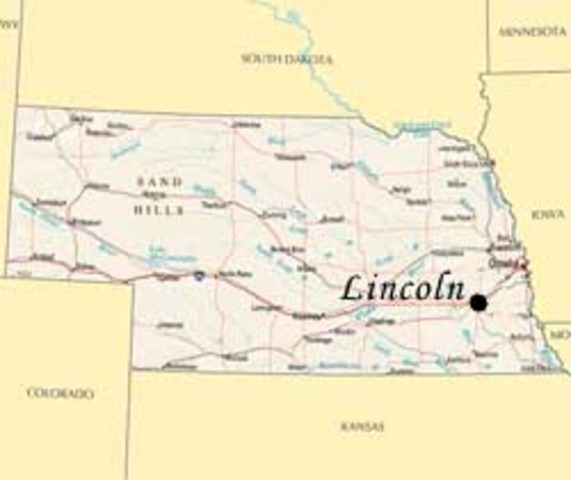 Nebraska becomes a state