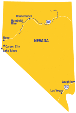 Nevada becomes a state
