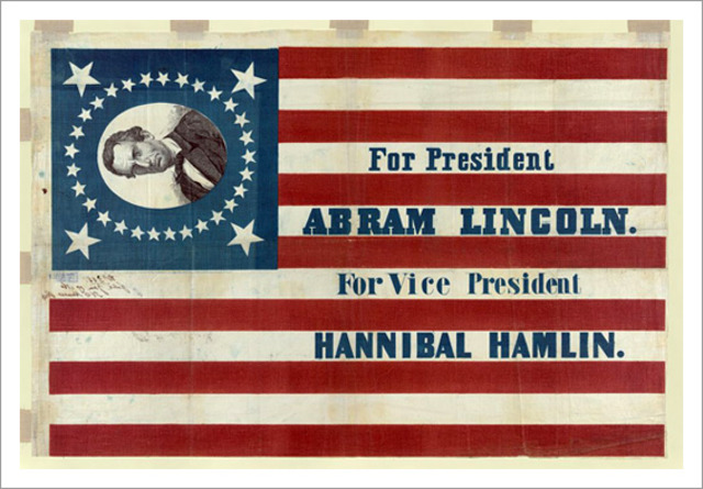 Abe Lincoln nominated for President