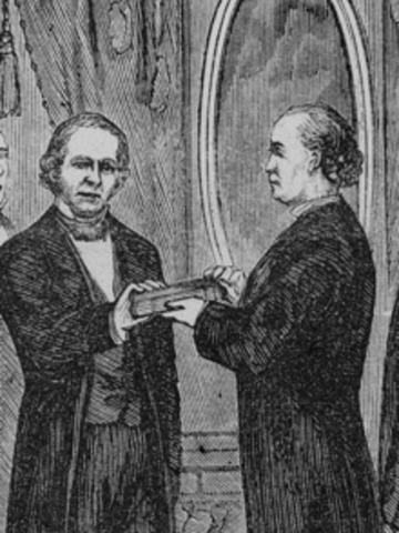 Andrew Johnson Inaugurated