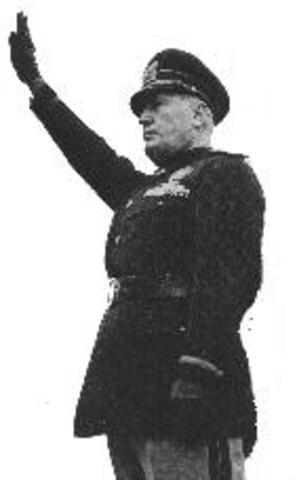 Mussolini solidifies his power