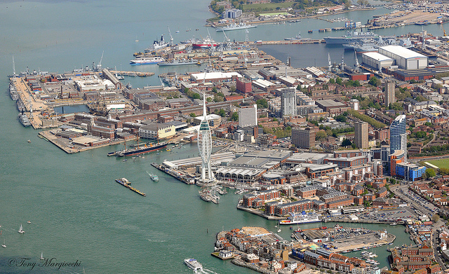 They sailed from Portsmouth, England