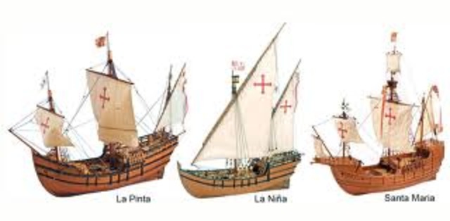 SALIDA DE LA EXPEDICIÓN DE CRISTÓBAL COLÓN