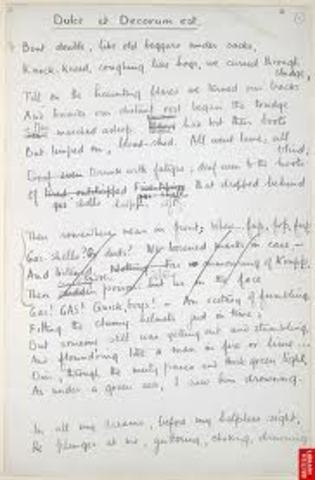 'Dulce et Decorum Est' by Wilfred Owen