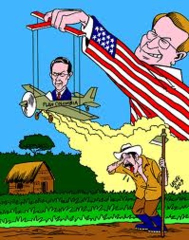 Plan Colombia (Treaty signed with US for support in War on Drugs)