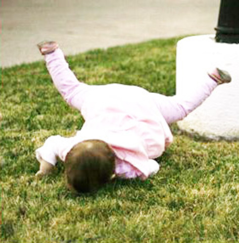 Mi padre me deja caer