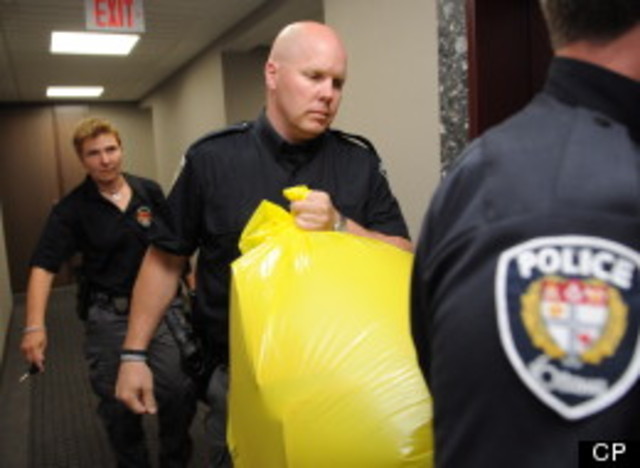 Package opened by Tory staffer containing human foot