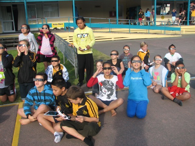 We watched the transit of venus