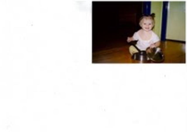 madison playing the drums